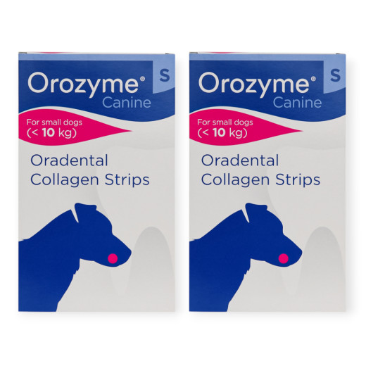 Orozyme дентальные коллагеновые полоски для гигиены полости рта собак - S