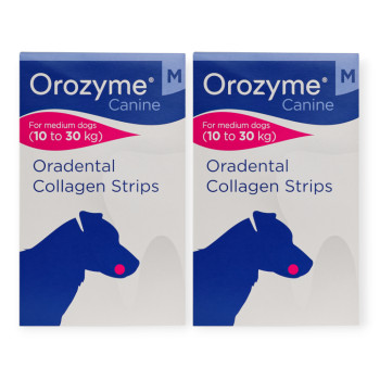 Orozyme дентальные коллагеновые полоски для гигиены полости рта собак - M