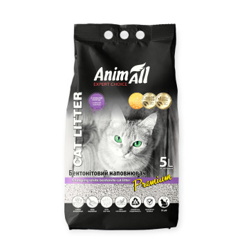 AnimAll білий бентонітовий наповнювач, з ароматом лаванди - 5 л