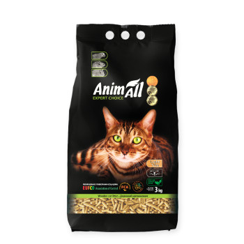 AnimAll деревний наповнювач, без аромату - 3 кг