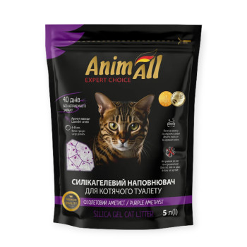 AnimAll силікагелевий наповнювач, Фіолетовий аметист - 5 л