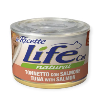 LifeCat Le Ricette влажный корм для кошек с тунцем и лососем - 150 г