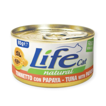 LifeCat вологий корм для котів, з тунцем та папаєю - 85 г