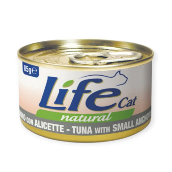 LifeCat вологий корм для котів, з тунцем та анчоусом - 85 г