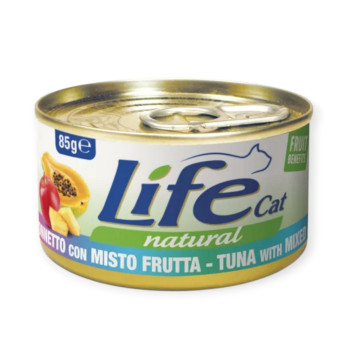 LifeCat вологий корм для котів, з тунцем та фруктовим міксом - 85 г