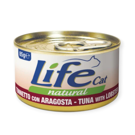 LifeCat вологий корм для котів, з тунцем та лобстером - 85 г