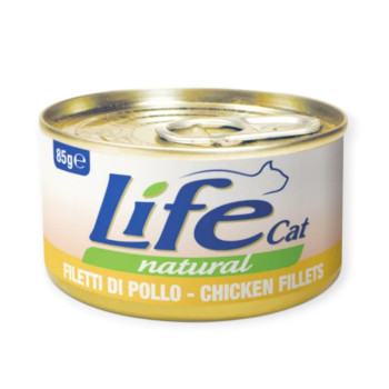 LifeCat вологий корм для котів, з курячим філе - 85 г