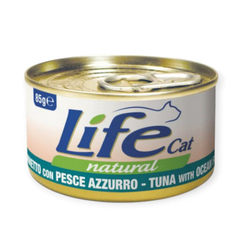 LifeCat вологий корм для котів, з тунцем та океанічною рибою - 85 г