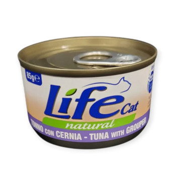 LifeCat вологий корм для котів, з тунцем та окунем - 85 г