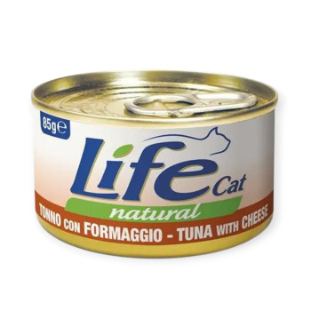 LifeCat вологий корм для котів, з тунцем та сиром - 85 г