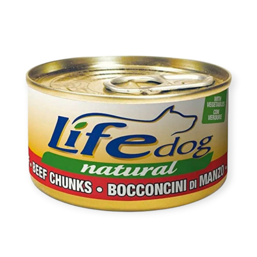 LifeDog влажный корм для собак, говядина с овощами - 90 г