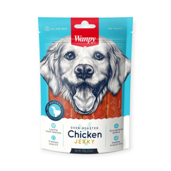 Wanpy Chicken Jerky ласощі для собак, з курячим філе - 100 г