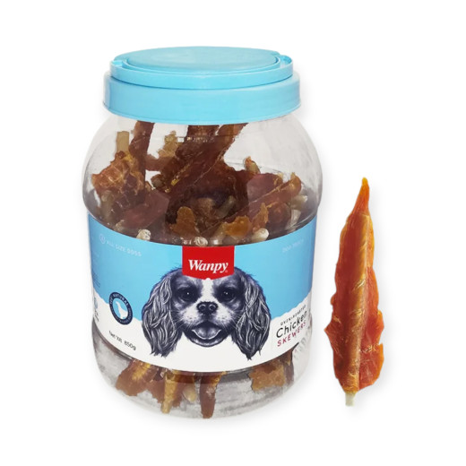 Wanpy Chicken Insert Rawhide ласощі для собак, рулет із курячого філе - 850 г