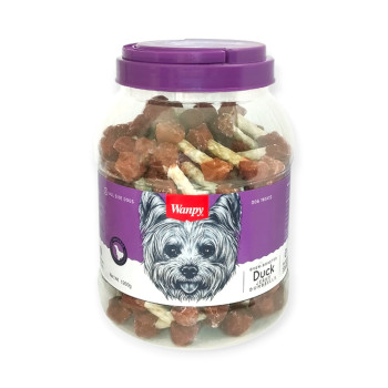 Wanpy Duck Jerky Dumbbells лакомство для собак, кость-гантель с уткой - 1,2 кг