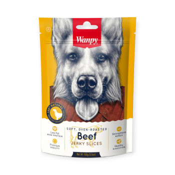 Wanpy Beef Jerky Slices ласощі для собак, скибочки яловичини з качкою - 100 г