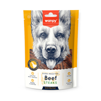 Wanpy Grilled Beef Steak ласощі для собак, стейк з яловичини - 100 г