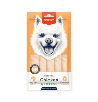 Wanpy Creamy Lickable Treat Chicken & Cheese ласощі для собак, з куркою та сиром - 14 г х 5 шт