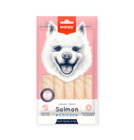 Wanpy Creamy Lickable Treat Salmon & Chicken ласощі для собак, з куркою та лососем - 14 г х 5 шт