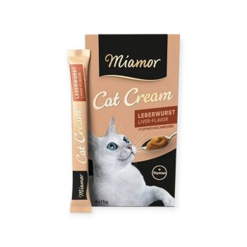 Miamor Cream Leberwurst кремові ласощі для котів, з лівером - 90 г