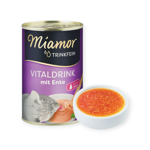 Miamor Vitaldrink Mit Huhn бульйон для котів, з качкою - 135 мл