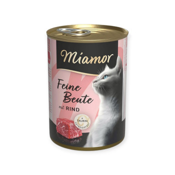 Miamor Feine Beute Mit Rind вологий корм для котів, з яловичиною - 400 г