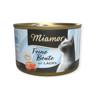 Miamor Feine Beute Mit Lachs вологий корм для котів, з лососем - 185 г