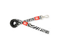 Max & Molly Short Leash Zebra короткий повідець, принт зебра - L