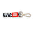 Max & Molly Short Leash Zebra короткий повідець, принт зебра - L