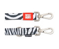 Max & Molly Multi-Function Leash Zebra багатофункціональний повідець, принт зебра - M