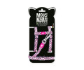 Max & Molly Cat Leopard Pink шлея та повідець для котів, принт леопард - one size