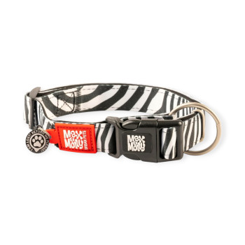 Max & Molly Smart ID Zebra нашийник для собак, принт зебра - L
