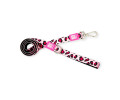 Max & Molly Short Leash Leopard Pink короткий повідець, принт леопард - М