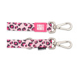Max & Molly Multi-Function Leash Leopard Pink багатофункціональний повідець, принт леопард - S