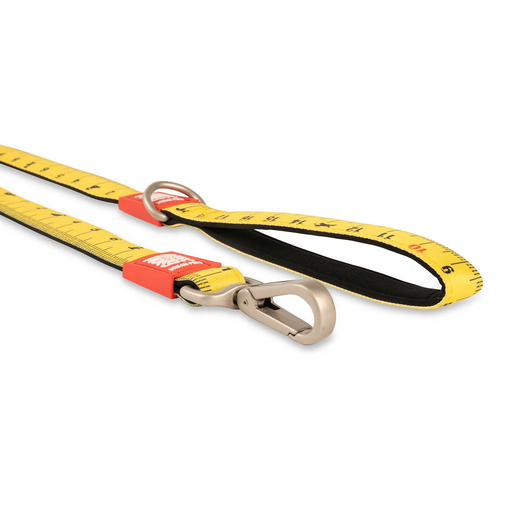 Max & Molly Short Leash Ruler короткий повідець, принт лінійка - L