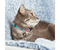 Max & Molly Smart ID Cat Little Monsters нашийник для котів, принт монстри - one size
