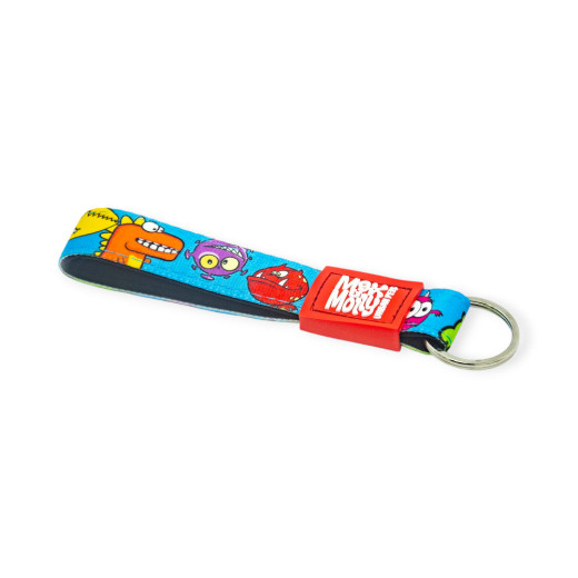 Max & Molly Key Ring Tag Little Monsters брелок для ключів, принт монстри