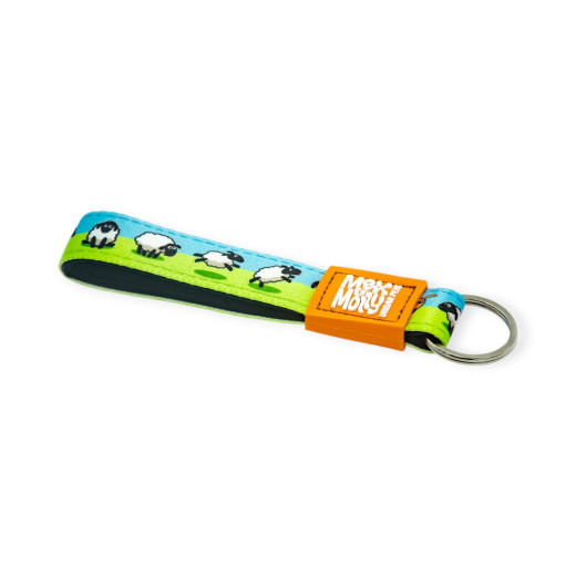 Max & Molly Key Ring Tag Black Sheep брелок для ключів, принт чорна вівця