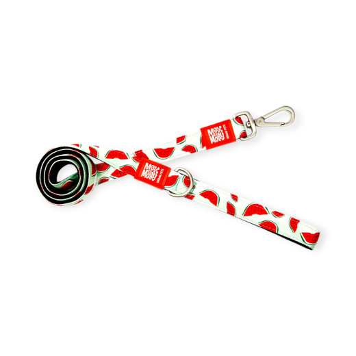 Max & Molly Short Leash Watermelon короткий повідець, принт кавун -  M