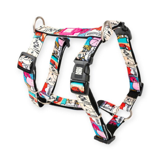 Max & Molly H-Harness Missy Pop H-подібна шлея для собак, принт Міссі Поп - S