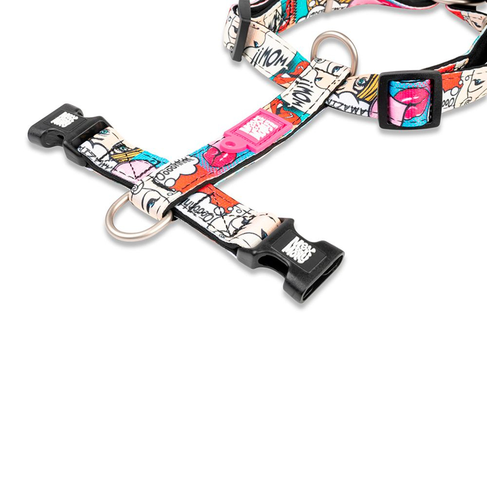 Max & Molly H-Harness Missy Pop H-подібна шлея для собак, принт Міссі Поп - S