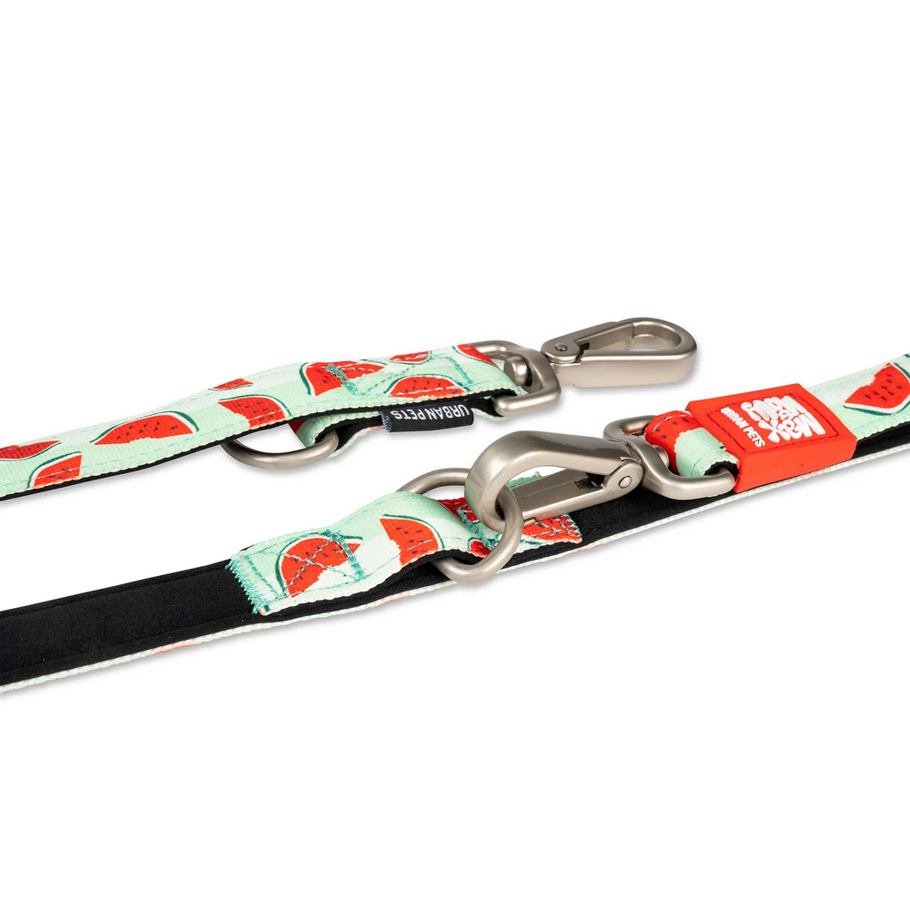 Max & Molly Multi-Function Leash Watermelon багатофункціональний повідець, принт кавун - S