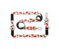 Max & Molly Multi-Function Leash Watermelon багатофункціональний повідець, принт кавун - S