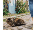 Max & Molly Cat Tropical шлея та повідець для котів, принт тропіки - one size