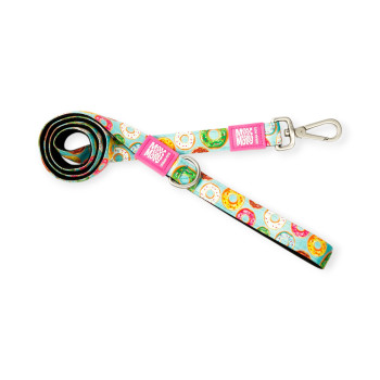 Max & Molly Short Leash Donuts короткий поводок, принт пончик - XS