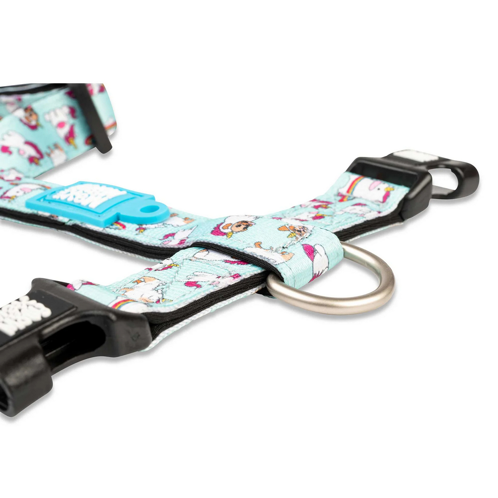 Max & Molly H-Harness Unicorn H-подібна шлея для собак, принт єдиноріг - M