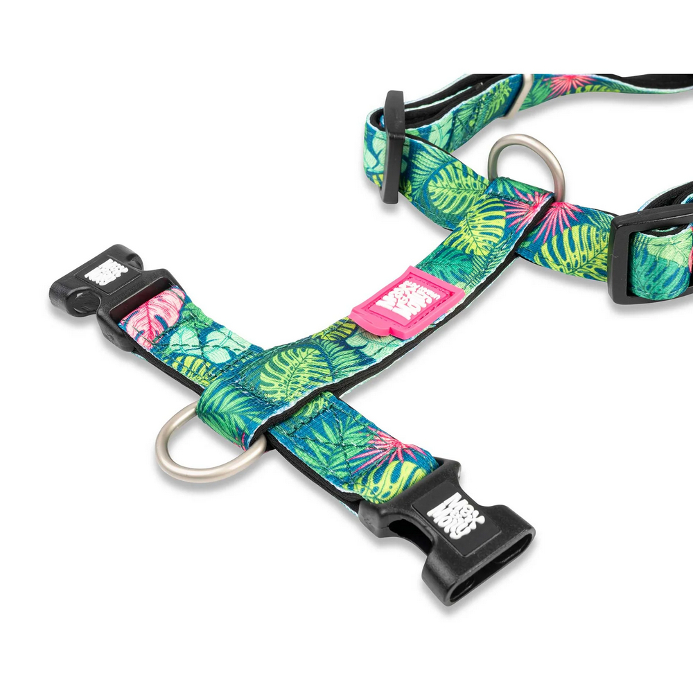Max & Molly H-Harness Tropical H-подібна шлея для собак, принт тропіки - S