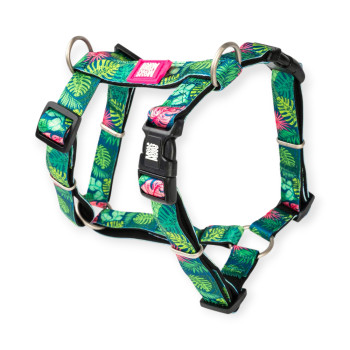 Max & Molly H-Harness Tropical H-подібна шлея для собак, принт тропіки - S