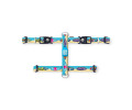 Max & Molly H-Harness Aloha H-подібна шлея для собак, принт Алоха - M