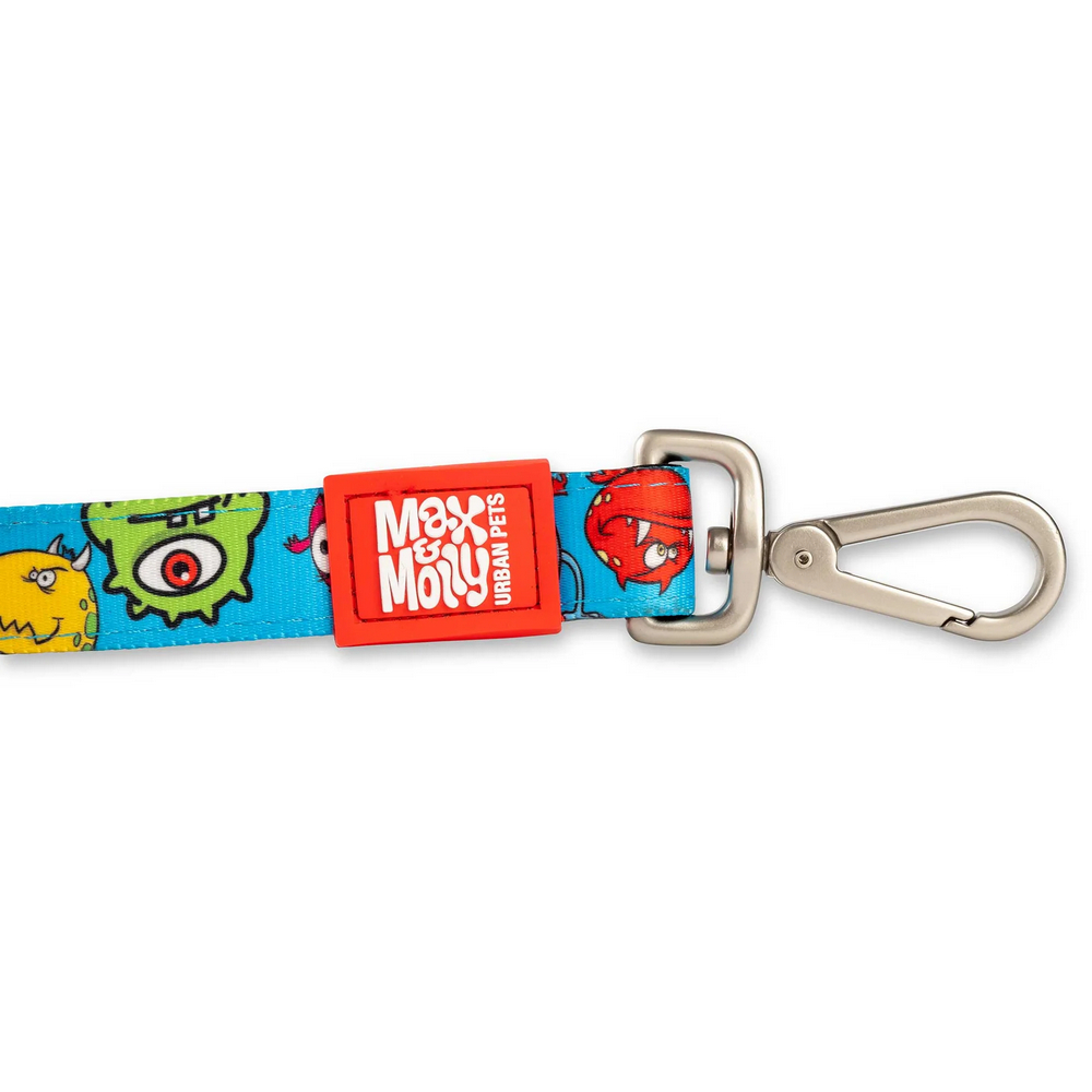 Max & Molly Short Leash Little Monsters короткий повідець, принт монстри - М