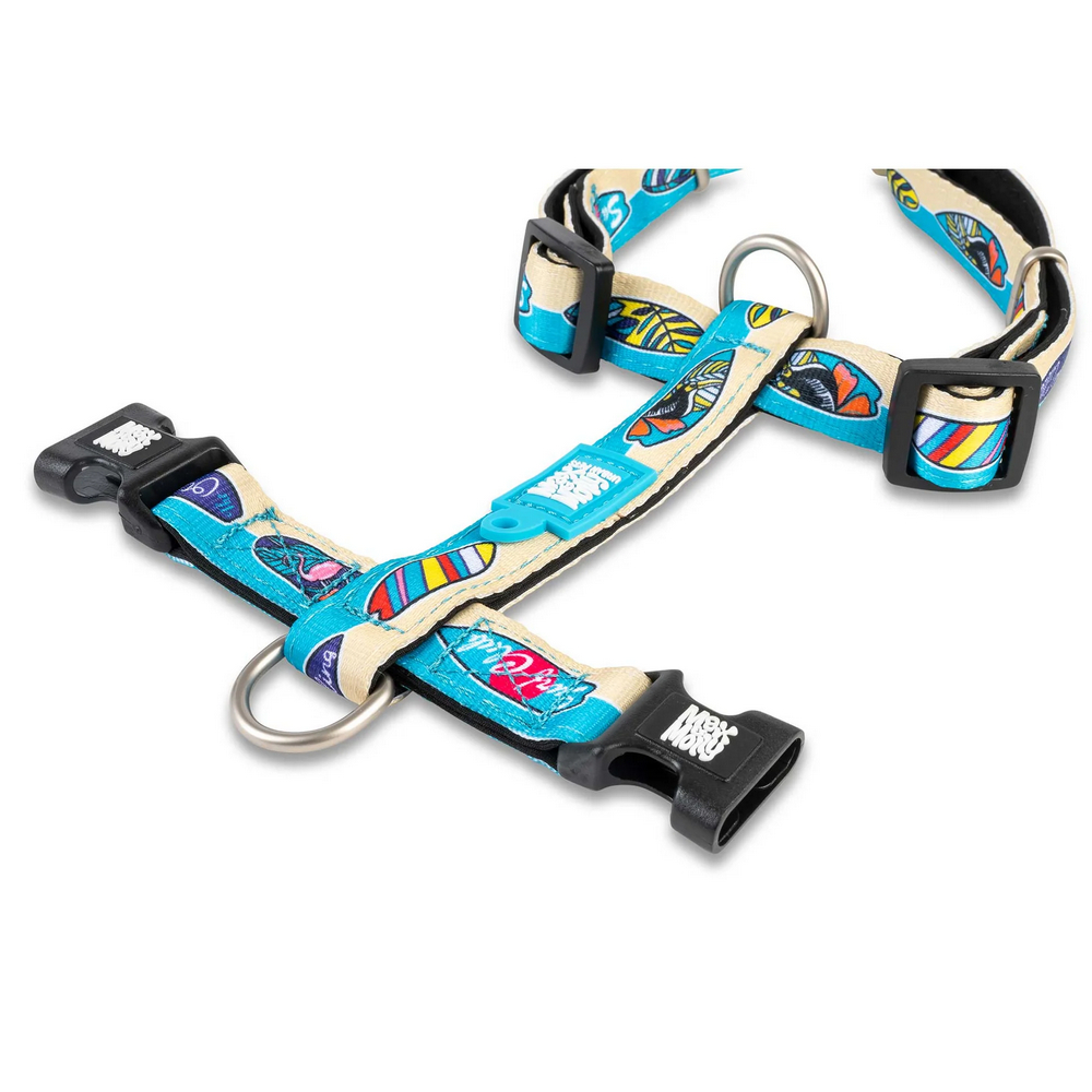 Max & Molly H-Harness Aloha H-подібна шлея для собак, принт Алоха - L